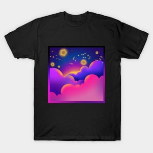 Simple Starry Sunset T-Shirt
